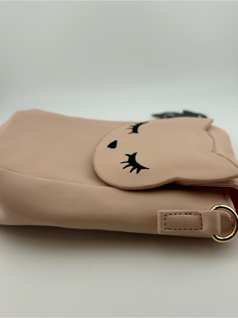 NWT Osumashi Pooh-Chan Kawaii Cat Crossbody Purse Pink Japanese Bag NO STRAP - Picture 4 of 9
